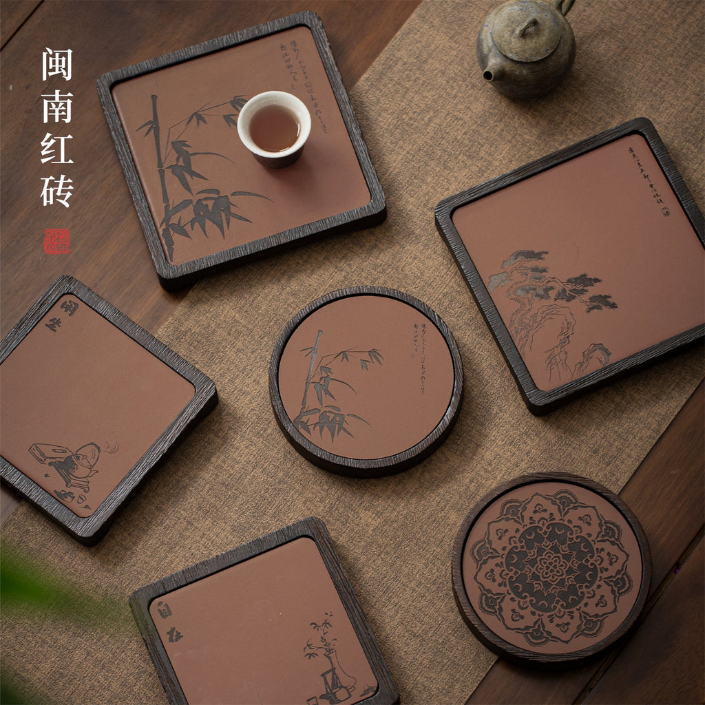 Minnan Red Brick Gongfu Tea Tray