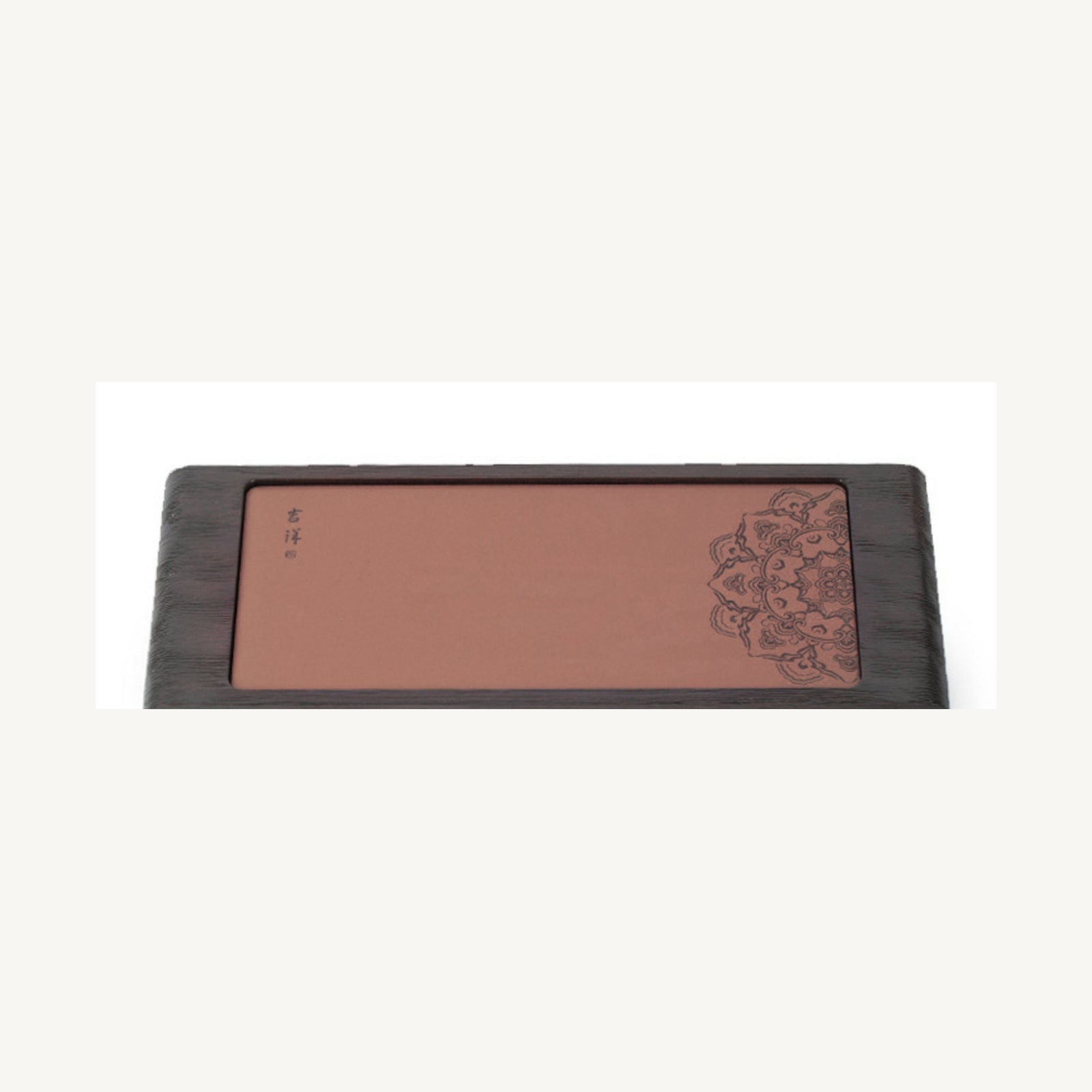 Red Minnan Brick Gongfu Dry Tea Tray for Chinese Tea Rituals - Auspicious