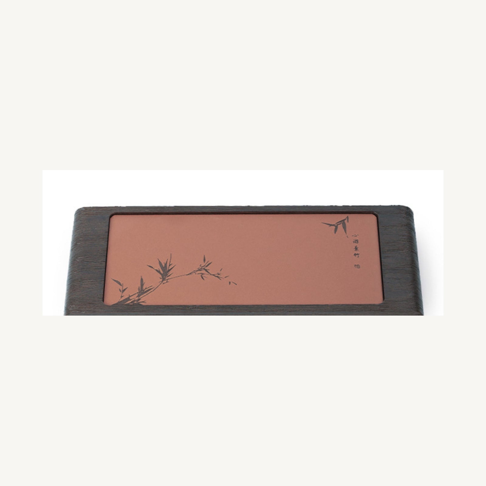 Red Minnan Brick Gongfu Dry Tea Tray for Chinese Tea Rituals - Bamboo Reverie