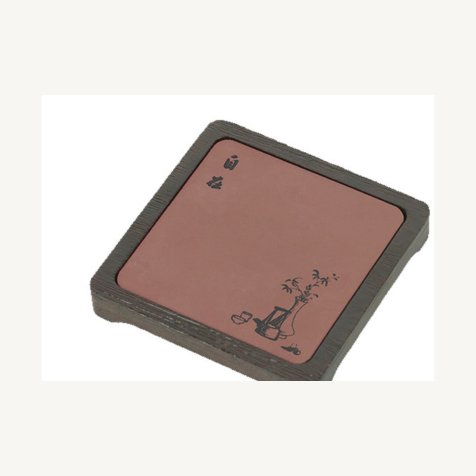 Red Minnan Brick Gongfu Dry Tea Tray for Chinese Tea Rituals - Free And At Ease