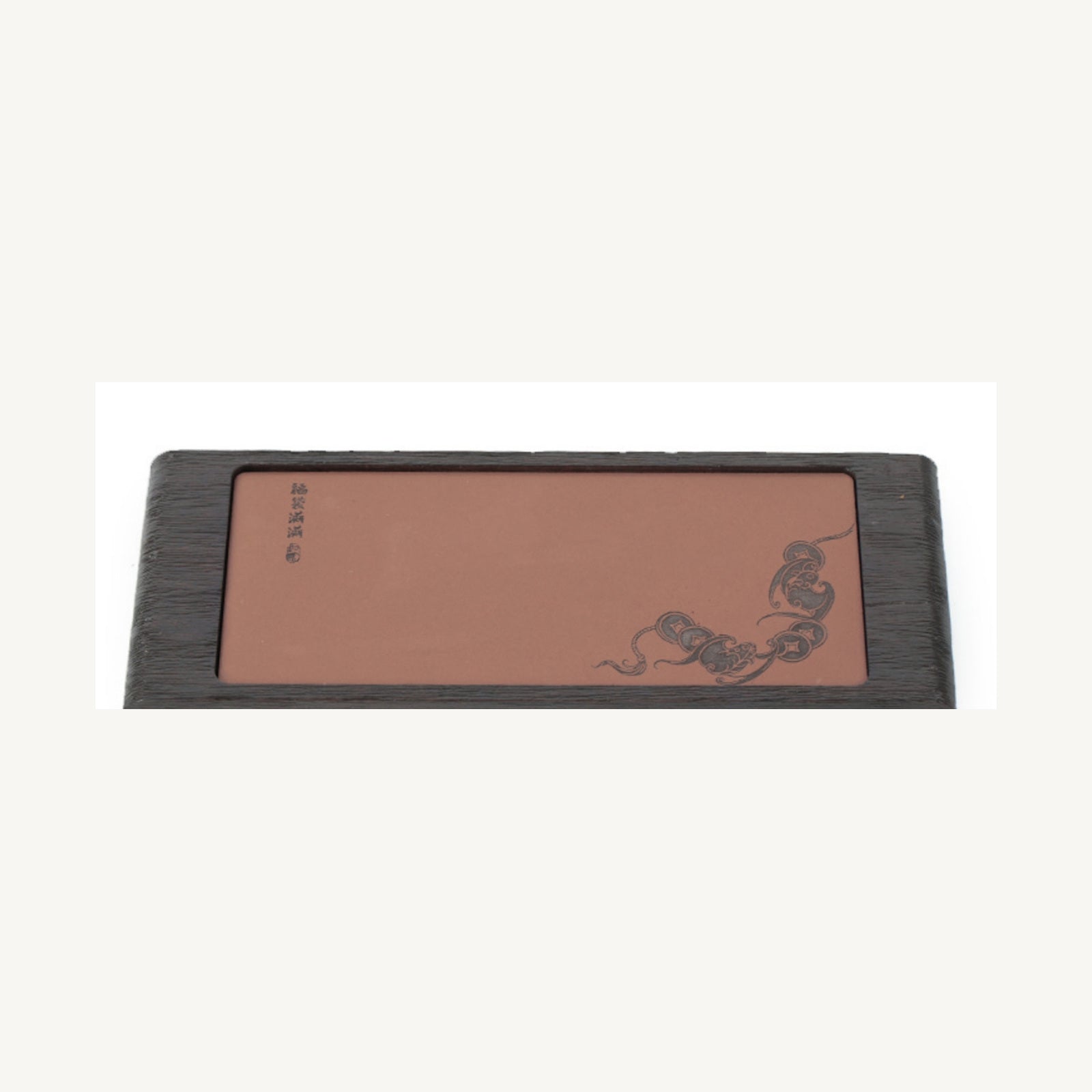 Red Minnan Brick Gongfu Dry Tea Tray for Chinese Tea Rituals - Lucky Fullness