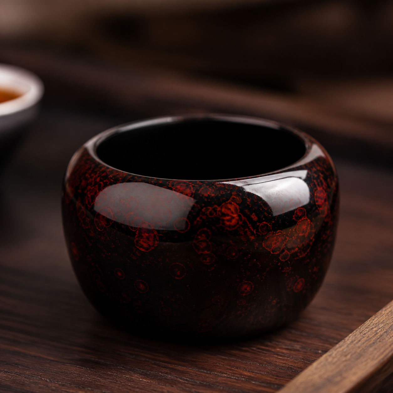 Chinese Tea Accessory - 漆器-玄珠水方