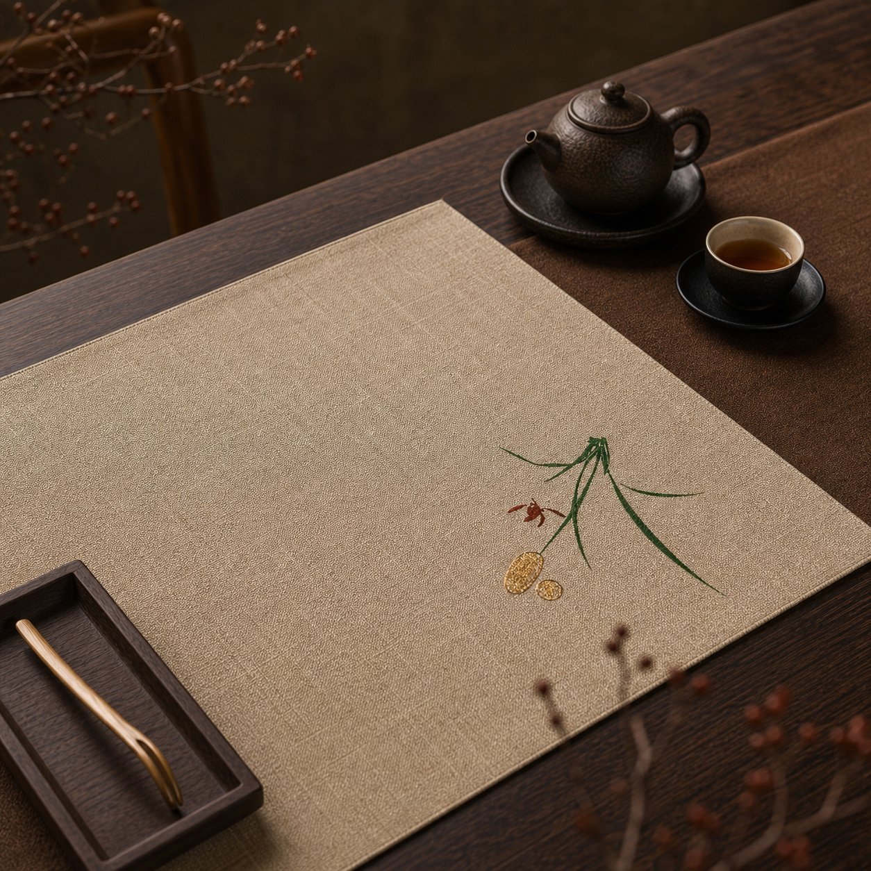 Chinese Tea Mat for Gongfu Table 7