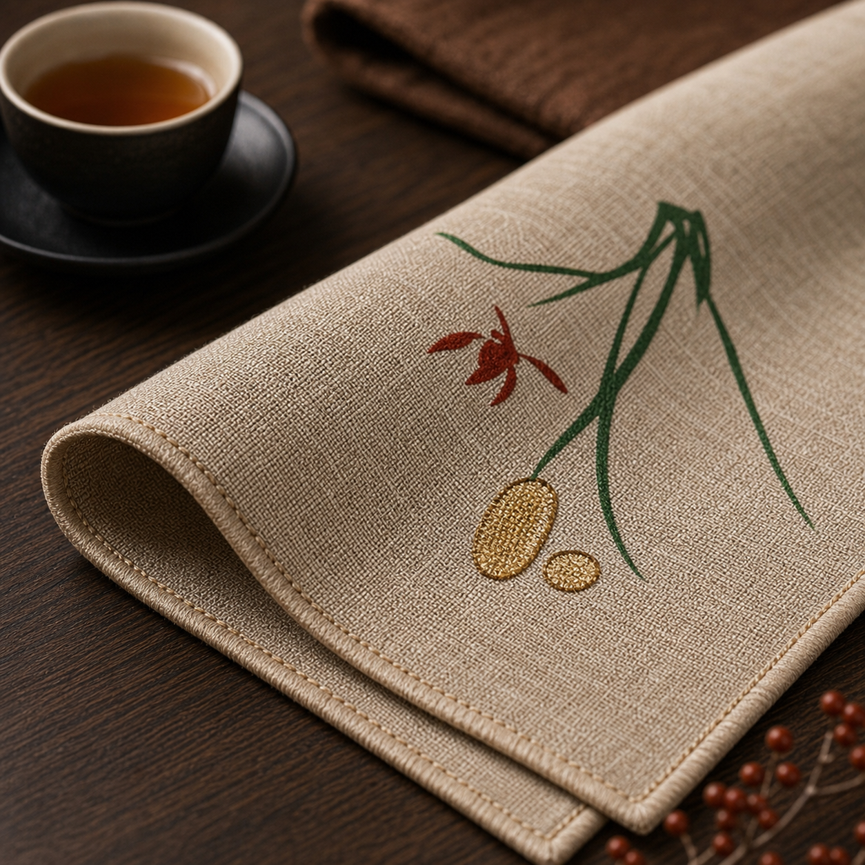 Chinese Tea Mat for Gongfu Table 7