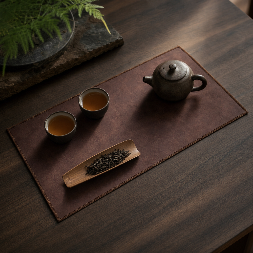 Chinese Tea Cloth - 皮革茶巾