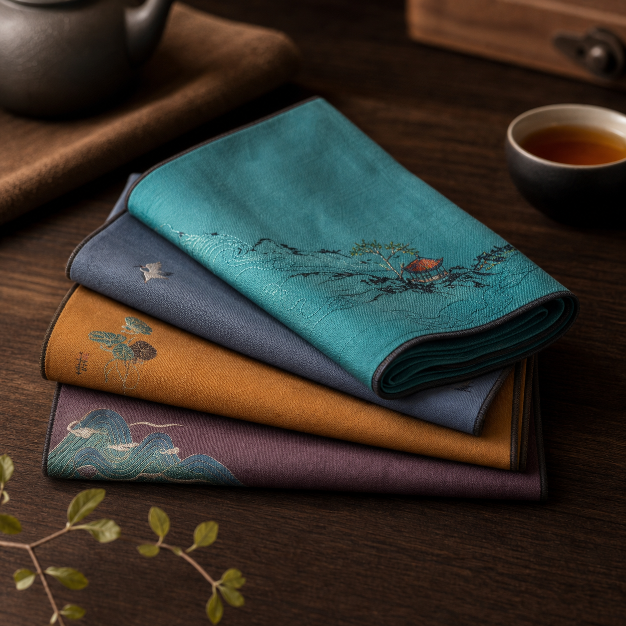 Chinese Tea Cloth for Ceremony 2