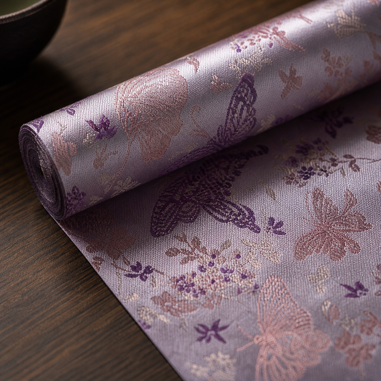 Butterfly Chinese Tea Mat for Gongfu Table