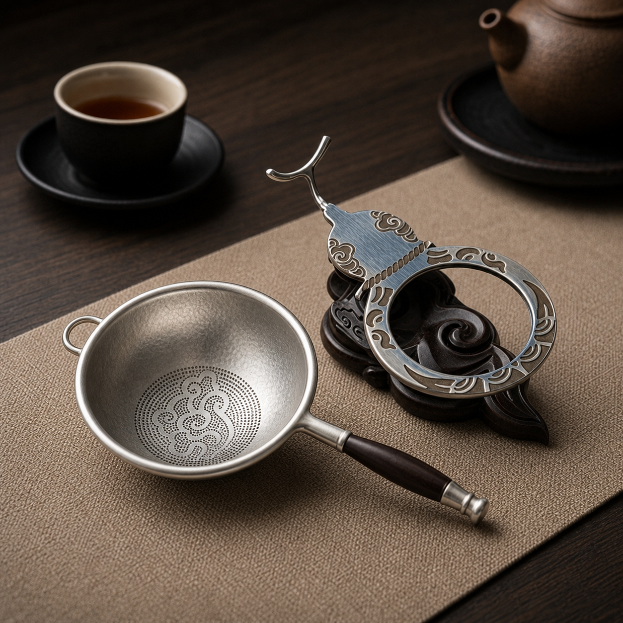 Auspicious Cloud Chinese Tea Strainer - DILV product image 1