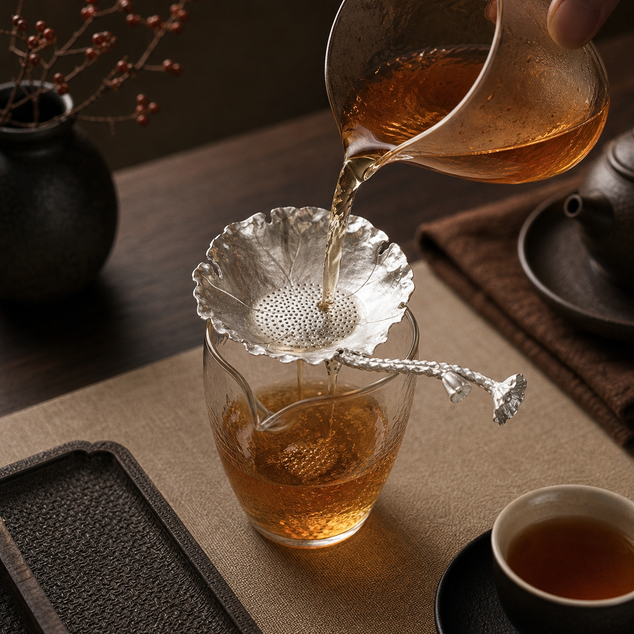 Chinese Tea Strainer for Chinese Tea Rituals 2