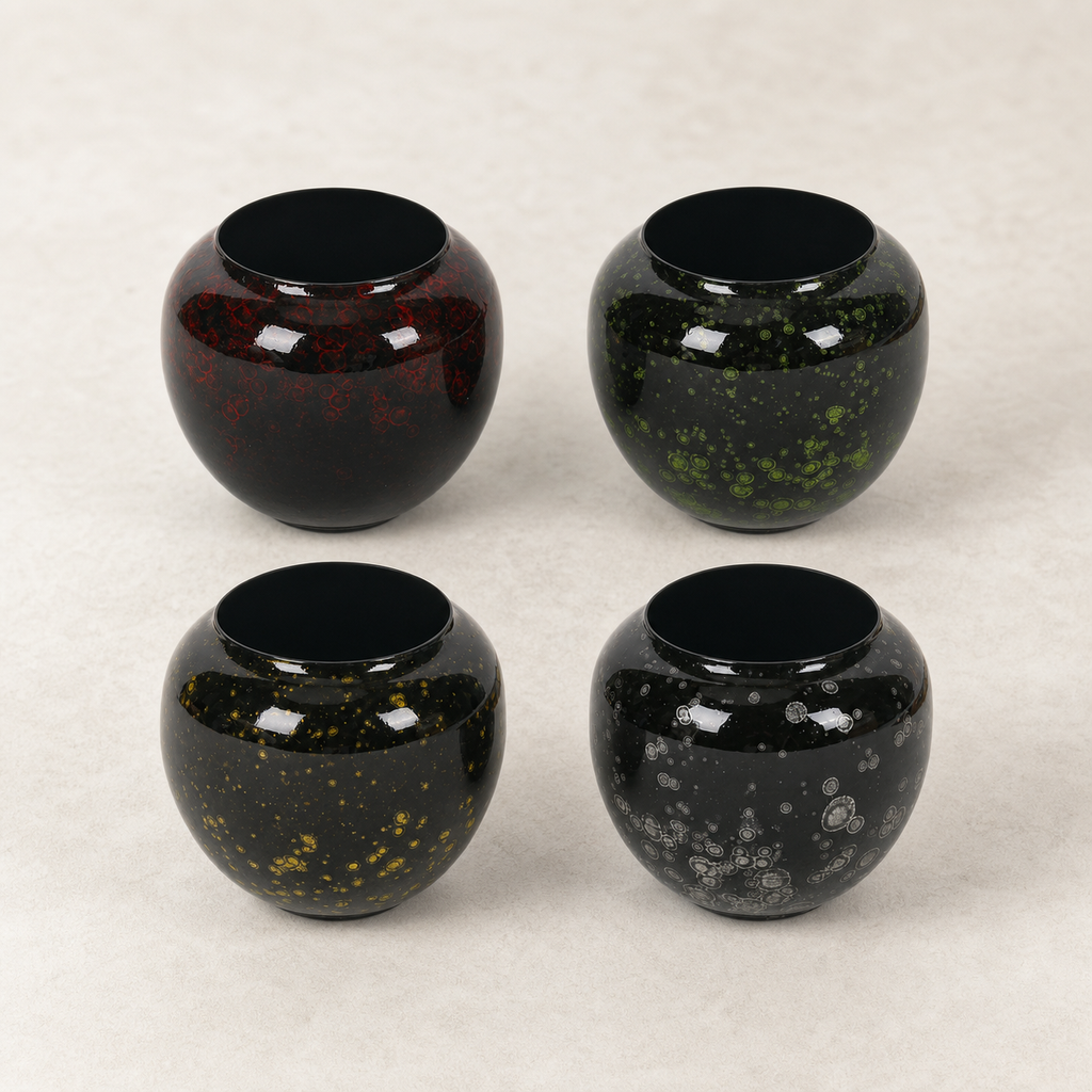 Lacquer Tea Waste Bowl - 漆器建水虚谷