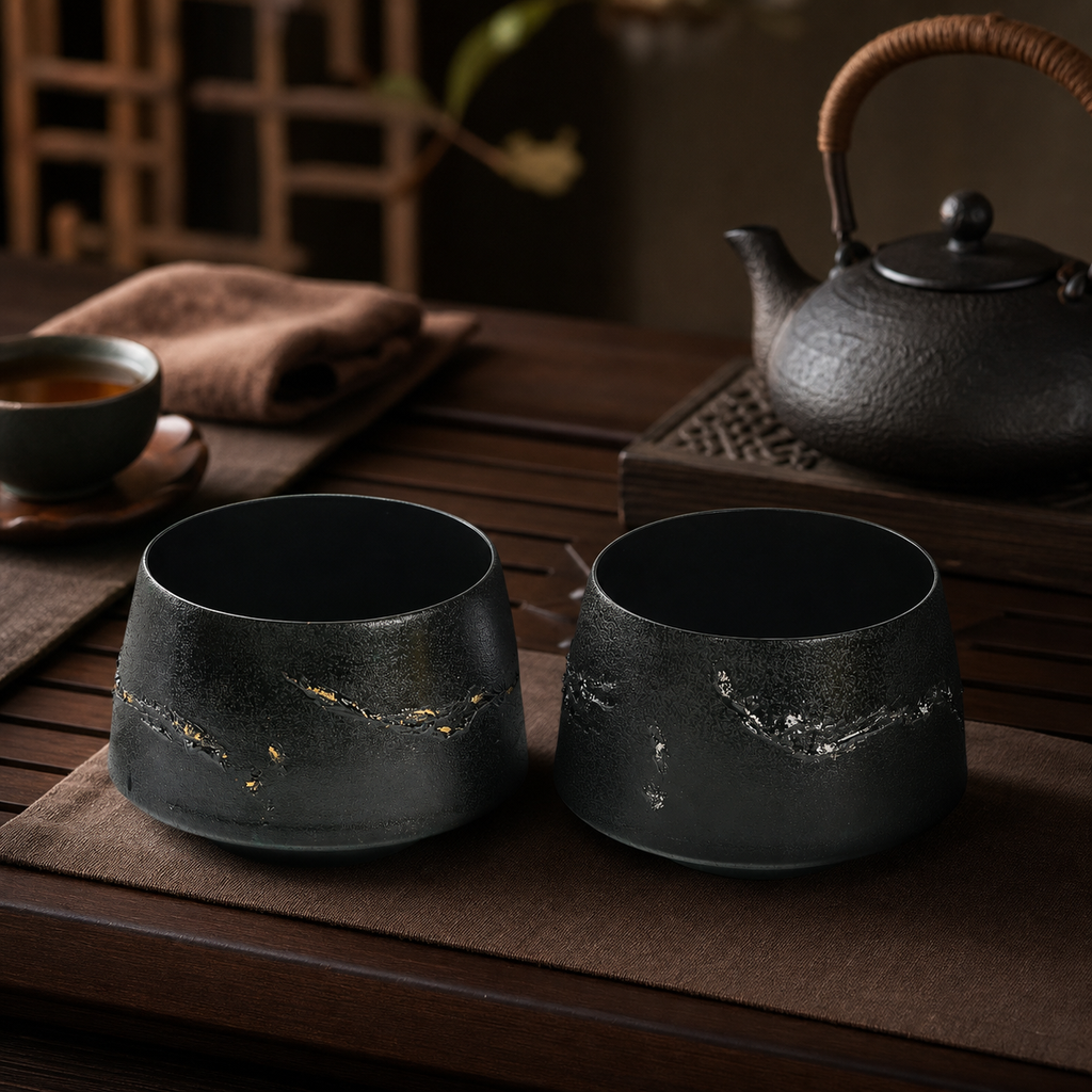 Lacquer Tea Waste Bowl - 漆器水方如是