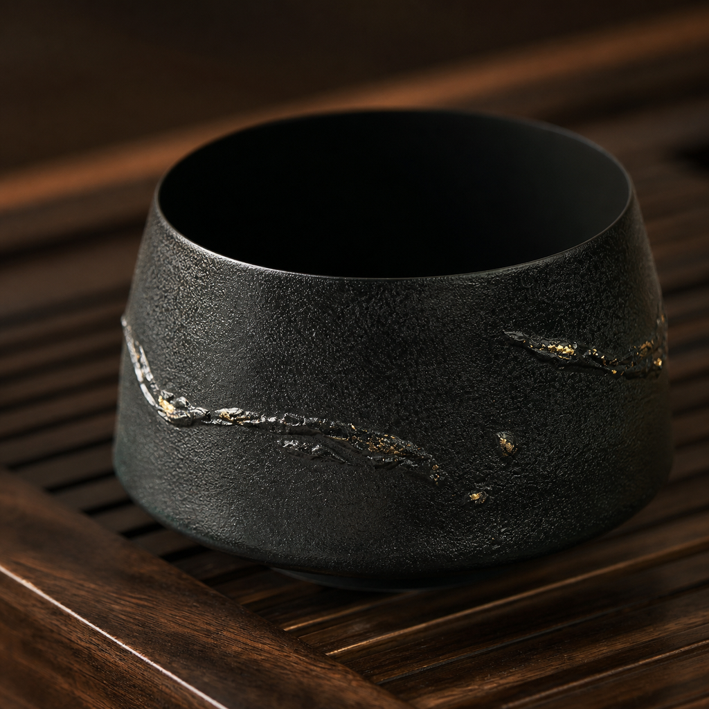 Lacquer Tea Waste Bowl - 漆器水方如是
