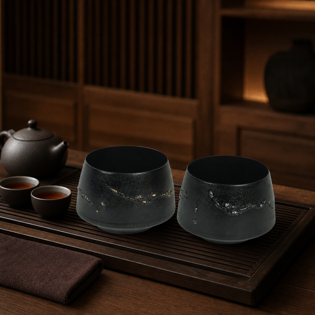 Lacquer Tea Waste Bowl - 漆器水方如是