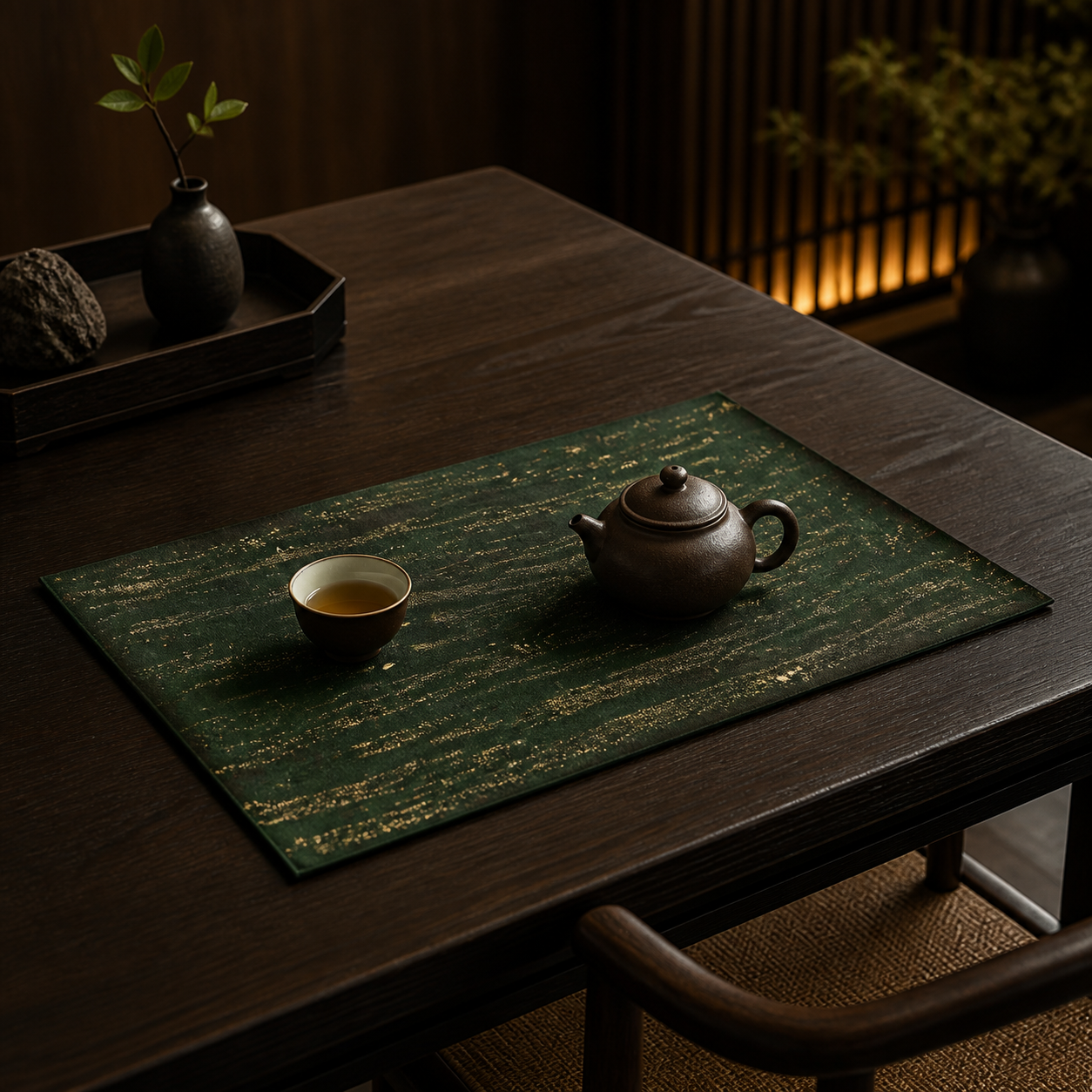 Lacquer Soft Tea Mat for Chinese Tea Rituals