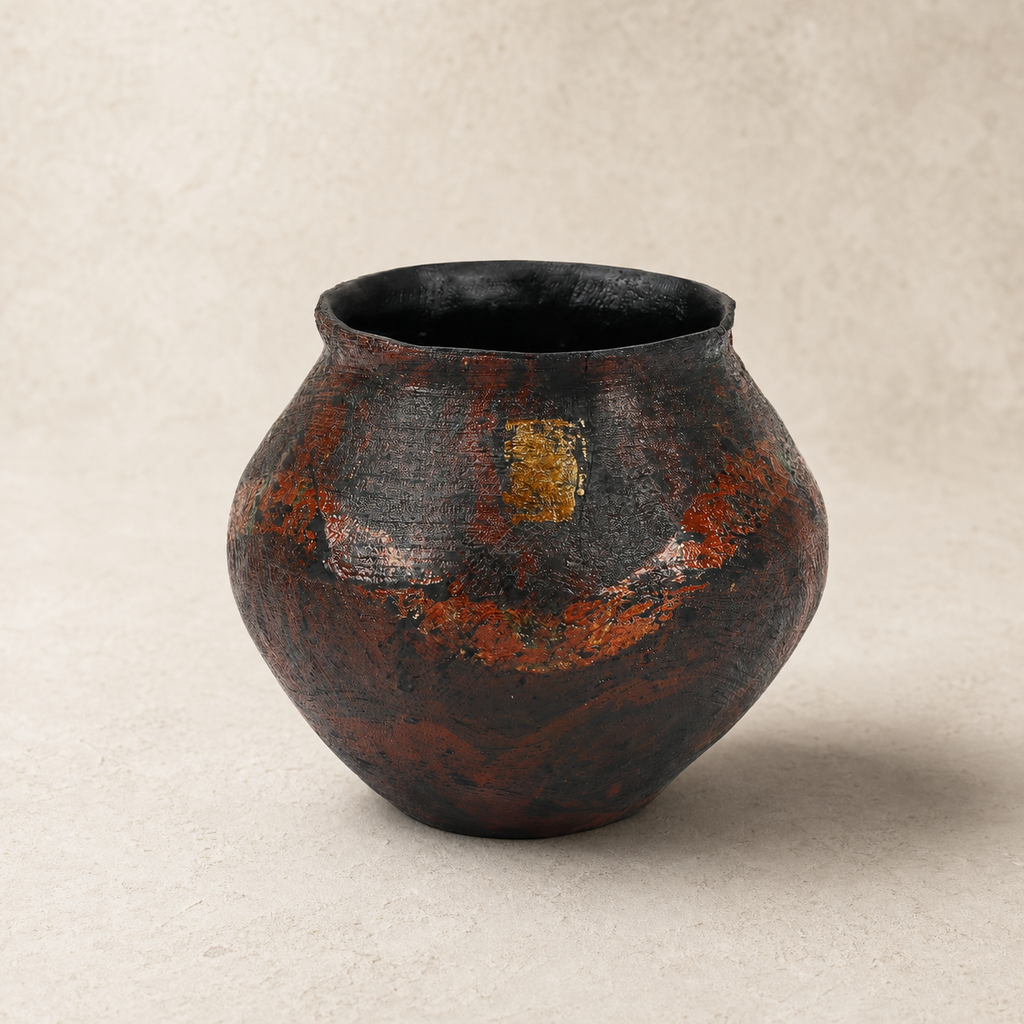 Lacquer Tea Waste Bowl - 大漆脱胎建水敦煌
