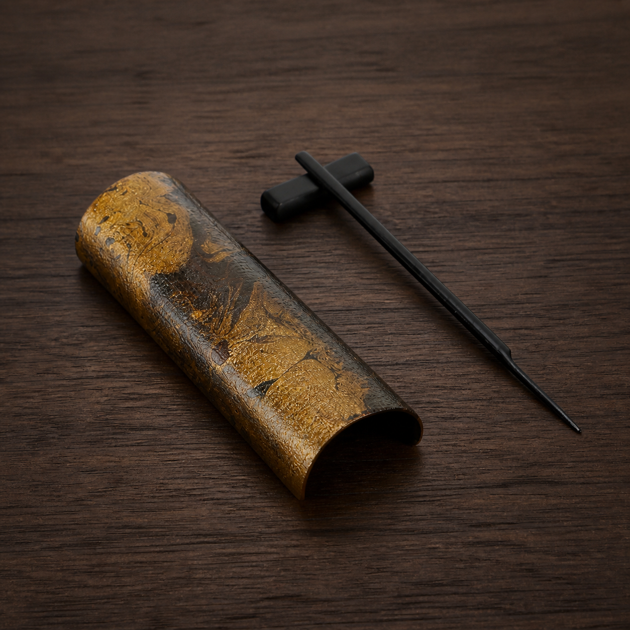 Lacquer Chinese Tea Scoop for Chinese Tea Rituals