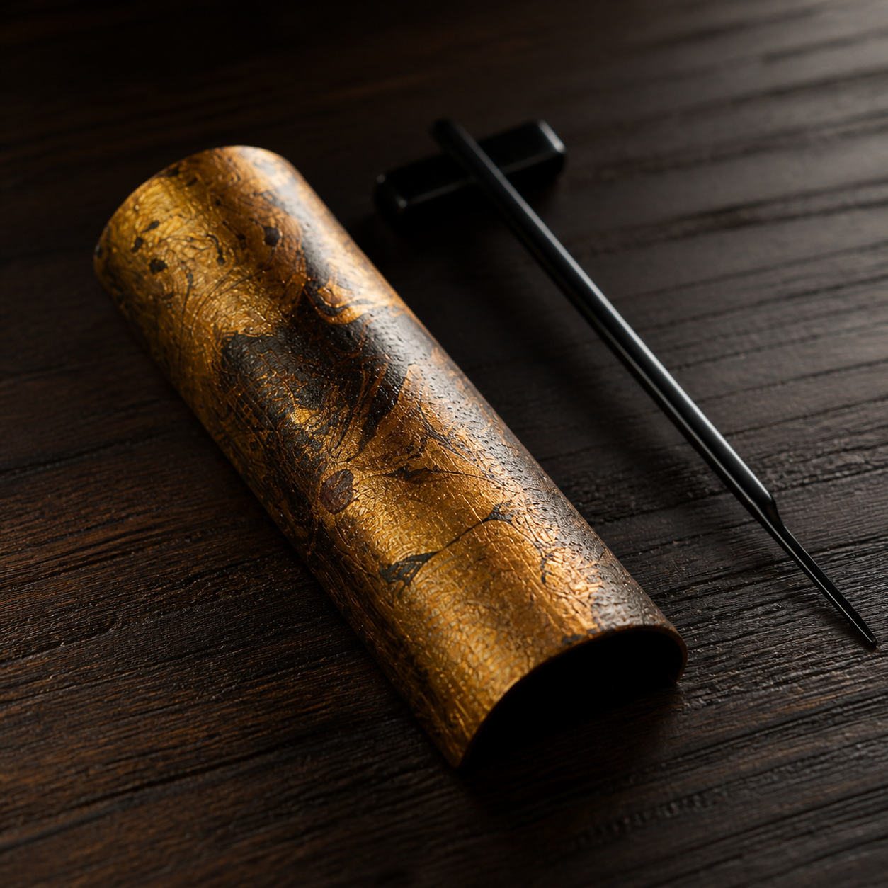 Lacquer Chinese Tea Scoop for Chinese Tea Rituals